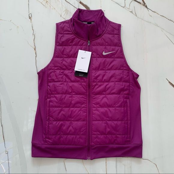 Nike Jackets & Blazers - Nike Running Vest Women's XS Therma-Fit Synthetic Fill Purple DD6084-503 NEW
